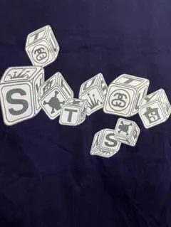 oldStussy Dice Tシャツ ネイビー Lサイズのサムネイル