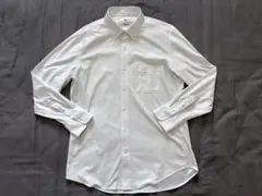 美品　XL　UNIQLO 長袖シャツ　スーパーノンアイロンジャージースリムシャツ