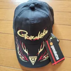 Gamakatsu ロングバイザーキャップ ブラック M　がまかつ　帽子のサムネイル
