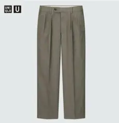 UNIQLO U ユニクロU ワイドフィットタックチノ　76