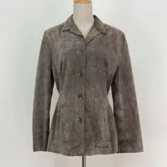OLD GAP 本革 スウェード レザージャケット アウター Mサイズ 紺タグのサムネイル