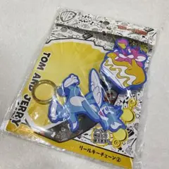 ［新品］トムとジェリー▽リールキーチェーン キーリングのサムネイル