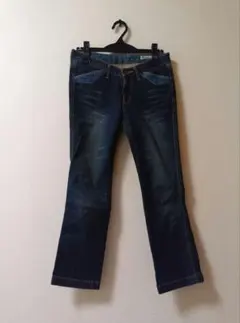 et/ET BOITE スリムアンクル丈デニムパンツ レディース