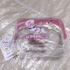 エスターバニー　韓国　限定　ダイソー　クリアポーチ　パープル　新品未使用　小