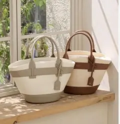 新品未使用 herlipto Palma Mini Tote Bag white - メルカリ