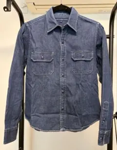 ラルフローレン　スポーツ　11 デニム　シャツ　長袖　美品　濃紺のサムネイル
