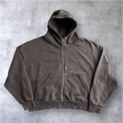 ZARA ZIPパーカー フェード 海外 city Y2K ストリート ボックス