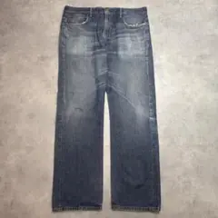 リーバイス569 Levis W36 ブルーデニム 青 ヒゲ 古着 16881