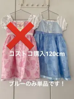 ディズニーシンデレラ/プリンセス仮装ドレス誕生日記念撮影パーティー120cm