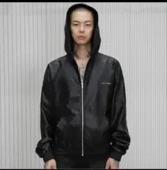 last nest ジップバーカー LAST NEST レザージップパーカー XLサイズ - メルカリ