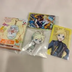 フリューくじ　プロセカ　アクリルキーホルダー　鏡音レン　ウエハースカード