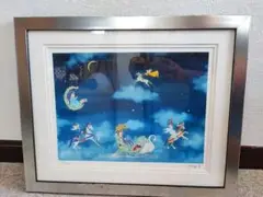 ◇横山真弥 絵画(版画/アーカイバル) 星降る夜の魔法 エディション番号サイン入 ◇横山真弥 絵画(版画/アーカイバル) 星降る夜の魔法