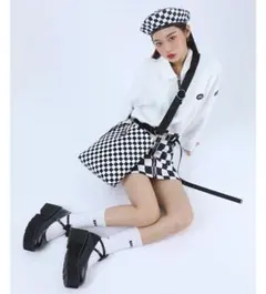韓国 BASIC COTTON ベーシックコットン ジッパースカートのサムネイル