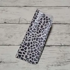 メガネケース(ハトメ付)　ハンドメイド　レザークラフト　No.1348