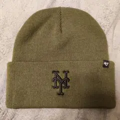 47 BRAND KNIT CAP NEW YORK METS KHAKI