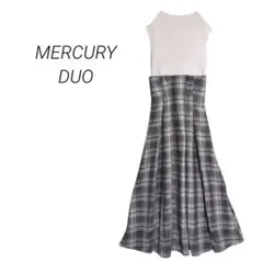 【マーキュリーデュオ】ドッキングレースアップワンピース ロングワンピース S