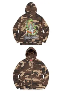 supreme ジップパーカー　ラクシュミー　lakshmi Supreme Lakshmi Zip Up Hooded Sweatshirt (FW22) - $188
