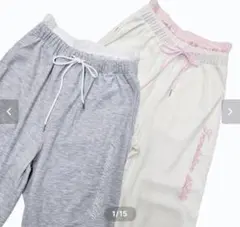 lilLilly ダブルベルトニットパンツ