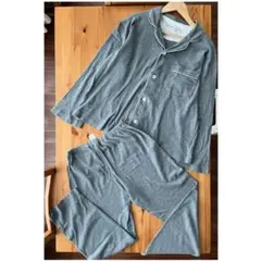 無印良品　長袖コットンパジャマ上下セット　M グレー