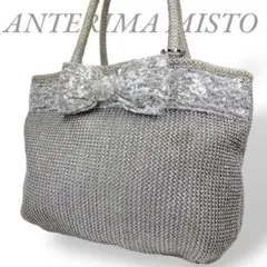ANTEPRIMA アンテプリマミスト トートバッグ スパンコール リボン
