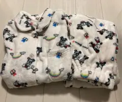 ミッキーミニー　もこもこパジャマ