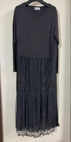 LASUDACTIVEニットチュールワンピースヤマダヤ