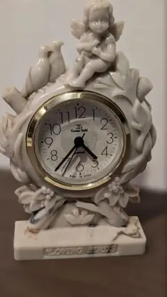 Coreer Gold 置時計 天使と鳥