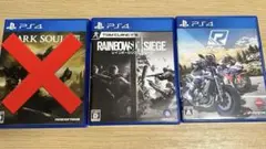 PS4 Ride.レインボーシックス 個別売り可