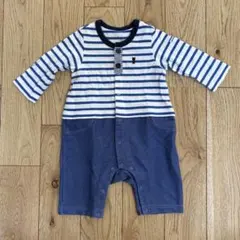 MIKI HOUSE ベビー ロンパース ボーダー 70