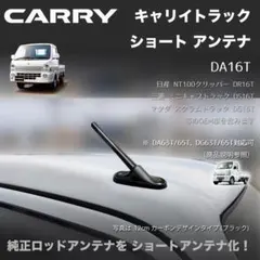 ショートアンテナ【ハイゼットトラック S500P/S510P 用キット】 メッキ