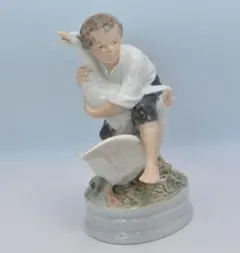 アウガルテン フィギュリン ヨハンシュトラウス 陶器 人形 ※指揮棒なし