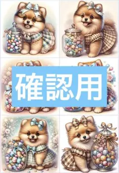 1/25締切❌即購入不可❌オーダー専用ページ　キャンディ大好きポメラニアン