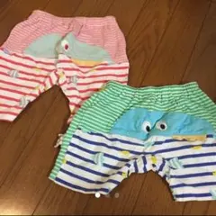 【お揃い】 恐竜ズボン 80㎝ 100㎝