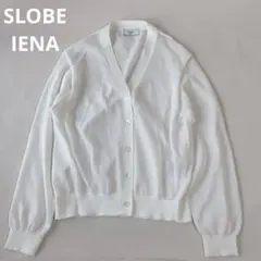 【SLOBE IENA】スローブイエナ　リネン混　シアーカーディガン　Fのサムネイル