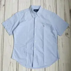 美品Poro Ralph Laurenラルフローレン半袖オックスフォードシャツのサムネイル