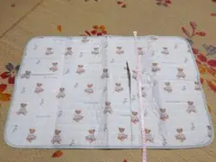 ジェラピケ　おむつ替えマット 　クマ柄