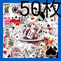 匿名配送❗️カジノPokerトランプ賭け事マジック生活防水ステッカー