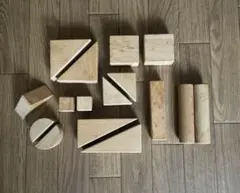 木製 積み木 ブロック レトロ 知育玩具