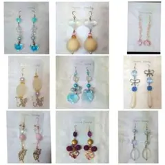 ハンドメイド ピアス セット 多様なデザイン