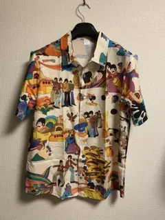 ビートルズモチーフ　シャツ　アロハ