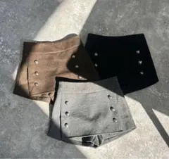 DHOLICフロントダブルボタンキュロットブラウン Mのサムネイル