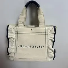 JILL BY JILLSTUART フリルトートバッグ ホワイト 小