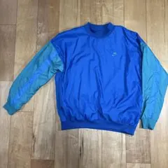 NIKE 青 長袖 ウィンドブレーカー close