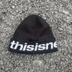thisisneverthat ブラック ニット帽