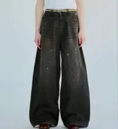 CAMPHOR WOOD ワイドバギーデニム　S