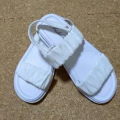 ホワイト コンフォートサンダル