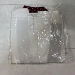 赤×黒 水玉 半衿 振袖・着物用 美品