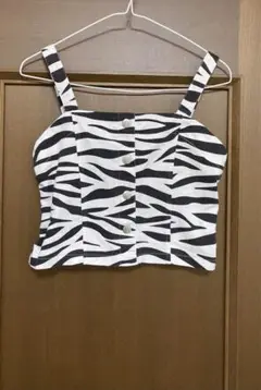 Ricca Ricca ゼブラ柄ビスチェ