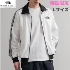 残り1点！韓国✨ノースフェイス TNF トラック ジャケット ホワイト Lのサムネイル