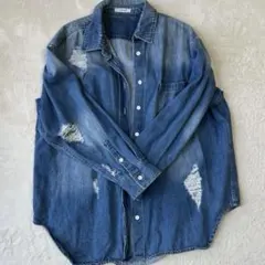 シャツ デニムジャケット